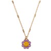 Flower Power Necklace - Purple