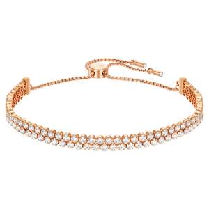 Swarovski Subtle Bracelet White Rose Gold Tone Plated 5224182