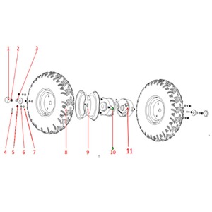 Funbikes Xtrax 125cc Quad Bike Front Wheel Nut Split Pin Funbikes Xtrax 125cc Quad Bike Front Wheel Nut Split Pin