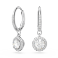 Click to view product details and reviews for Swarovski Constella Drop Earrings Round Cut Pav233 White Rhodium Plated 5636270.