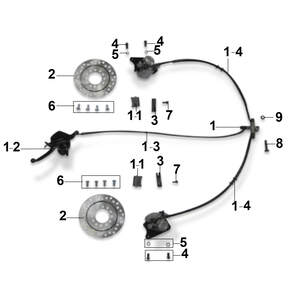 Xtrax Sport 250cc Quad Bike Front Brake Pads