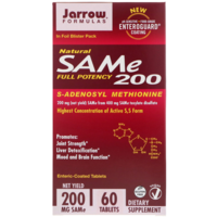 SAMe 200mg &pipe; 60 Tablets &pipe; Jarrow Formulas