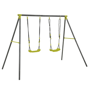 Metal Garden Two Swing Set