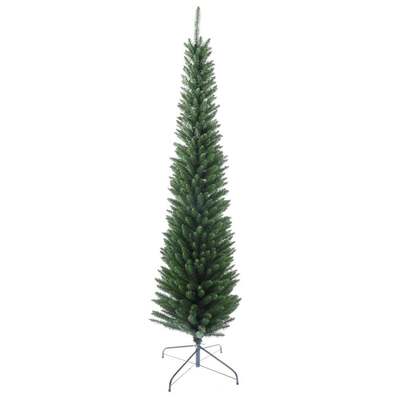 6ft - 7ft Davis Pencil Spruce Artificial Christmas Tree, 6ft