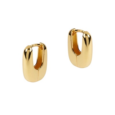 Bella Mini Geometric Gold Earrings