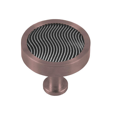 Finesse Immix Spiral Cabinet Knob (40mm Diameter), Bronze - IMX3006-BR BRONZE