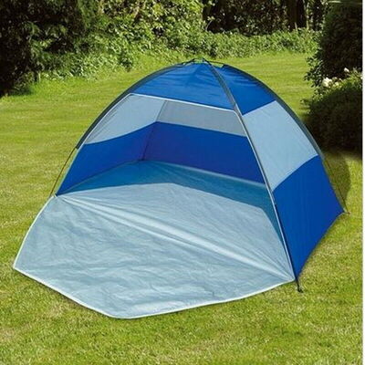Large 2.1m UV Beach Dome Tent Shelter With Zip Up Door - BLUE