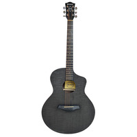 Grand Auditorium Electro-Acoustic Guitar  - Black Quilted Maple