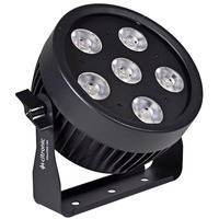 Slimline LED Par Can with 6 x 30W RGBWA & UV LEDs