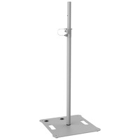 Speaker Stand with Flat Base & Adjustable Height  White