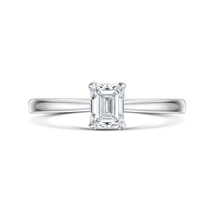 Honour Emerald Cut Diamond Ring 071cts
