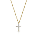 Click to view product details and reviews for Diamond Cross Necklace 007cts.