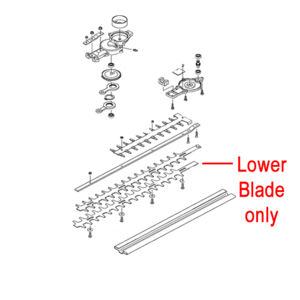 Kawasaki Khd600b Hedge Cutter Lower Blade