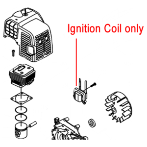 Gardencare Replacement Ignition Coil Complete Gc1e34f 2e32