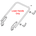 Click to view product details and reviews for Mountfield Lower Handle Grey Sp465 Sp535 381006720 0.