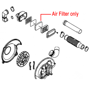 Mitox Air Filter 650b 65b Backpack Blower Mieb 6505 3