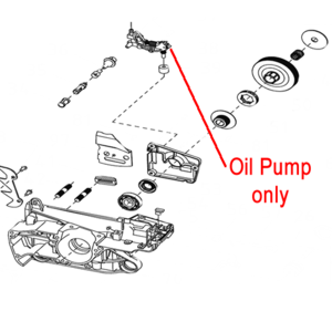 Gardencare Chainsaw Oil Pump Gcyd450115 00
