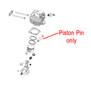 Mitox Chainsaw Piston Gudgeon Pin Mia5001030003