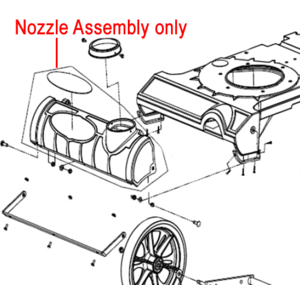 Billy Goat Nozzle Cover Mv Vac Assembly 840135