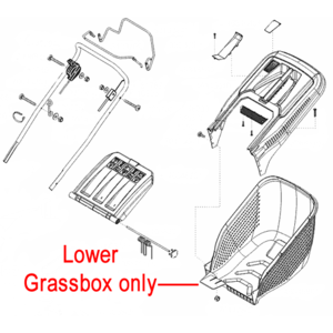 Al Ko Lawnmower Grassbag Lower Box 452746