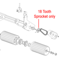 Click to view product details and reviews for Hayter Harrier 48 56 18t Sprocket 111 1552.