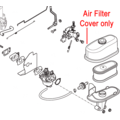 Click to view product details and reviews for Mountfield Air Filter Cover 5750 Series 118551156 0.