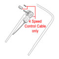 Click to view product details and reviews for Mountfield 4 Speed Control Cable 381007110 0.