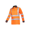 Click to view product details and reviews for Sioen 3883 Olgiata Long Sleeved Orange High Vis Polo Shirt.
