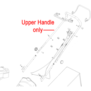 Hayter Harrier Upper Handle 111 0519