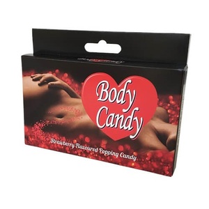 Edible Strawberry Body Popping Candy