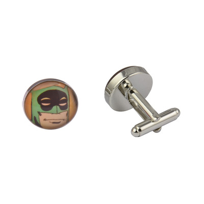 Comic Book Retro Batman Art Cufflinks