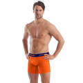 Comfyballs Orange/Navy Longer Leg Cotton Boxer Brief