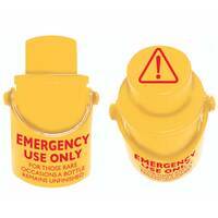 Prosecco Stopper - Emergency Use Only (Yellow)