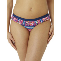 Cleo Lexie Frill Bikini Pant Ikat Print