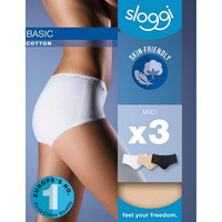 Sloggi Basic H Midi Brief 3 Pack