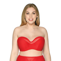 Curvy Kate Sheer Class Bandeau Bikini Top