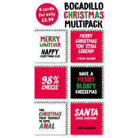 Bocadillo Christmas Cards Pack of 10 Multipack