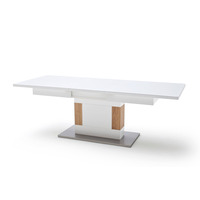 Cessinatra 180cm White And Oak Extending Dining Table