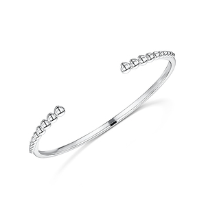 Rox Orbit Beaded Silver Torque