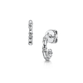 Click to view product details and reviews for Rox Cane Silver Small Oval Hoop Earrings.
