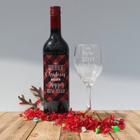 Merry Christmas Red Wine Gift Set