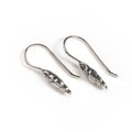 Click to view product details and reviews for Turritella Slim Silver Seashell Sea Shell Earrings Default Title.