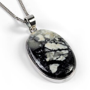 Maligano Jasper Necklace Natural Designer Gemstone 16 42cm