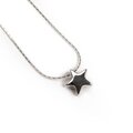 Click to view product details and reviews for Star Necklace In Silver 16 42cm.