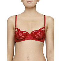 Coco de Mer Scarlett Balcony Bra SCA-006-07 Tango Red SCA-006-07 Tango Red