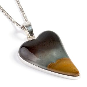 Madagascar Polychrome Jasper Necklace Natural Designer Gemstone 16 42cm