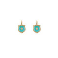 Click to view product details and reviews for Gucci Lmdm 18ct Ylw Gold Dia Turq Earrings 010ct.