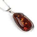Click to view product details and reviews for Baltic Natural Amber And Silver Necklace Natural Designer Gemstone 16 42cm.