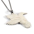 Click to view product details and reviews for Hand Carved Hummingbird Necklace In White Buffalo Bone Natural Designer Gemstone 16 42cm.