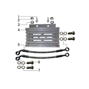 M2r Kmx R 140 Pit Bike Oil Cooler Banjo Bolt